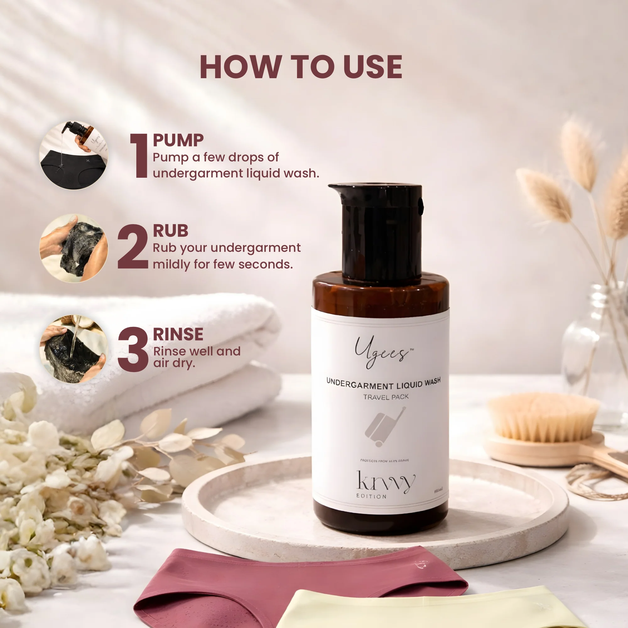 Ugees x Krvvy: Undergarment wash (100ml) - Image 3